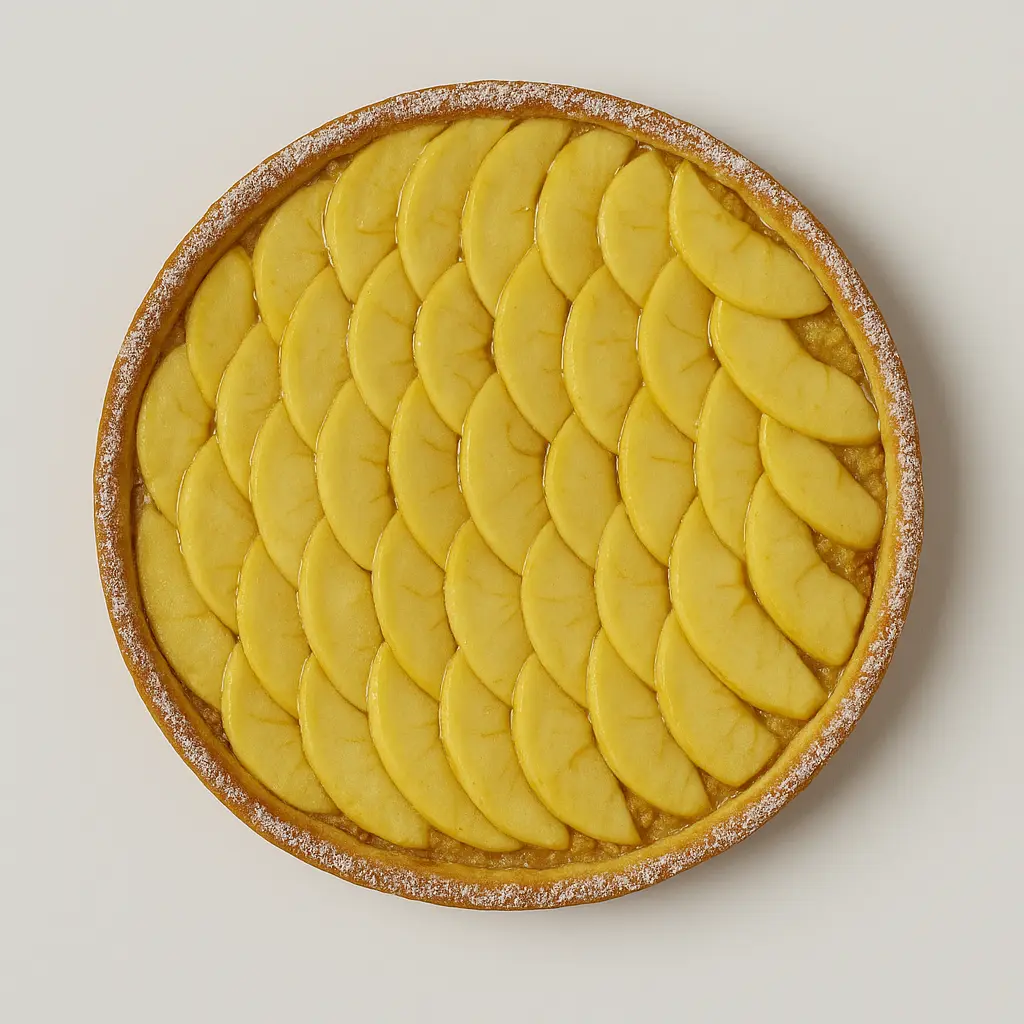 Tarte pommes / amandes