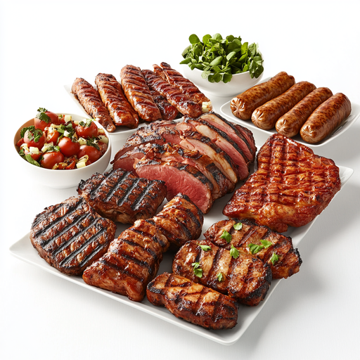 Buffet Barbecue, Salade Bar (3/4 Viandes)