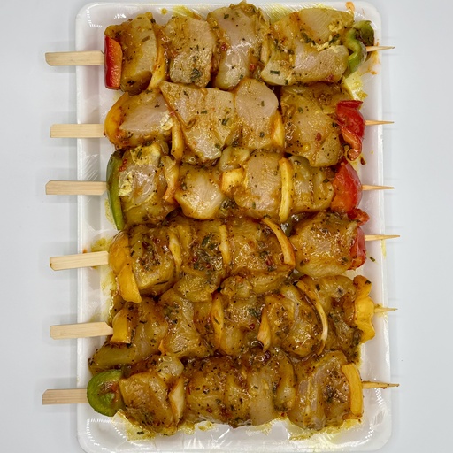 Brochette poulet exotique